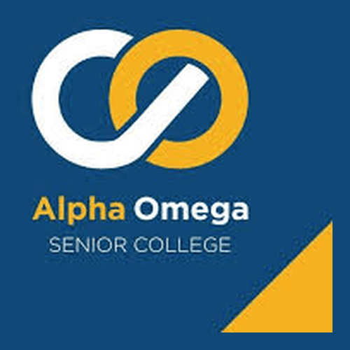 Alpha Omega Senior College logo
