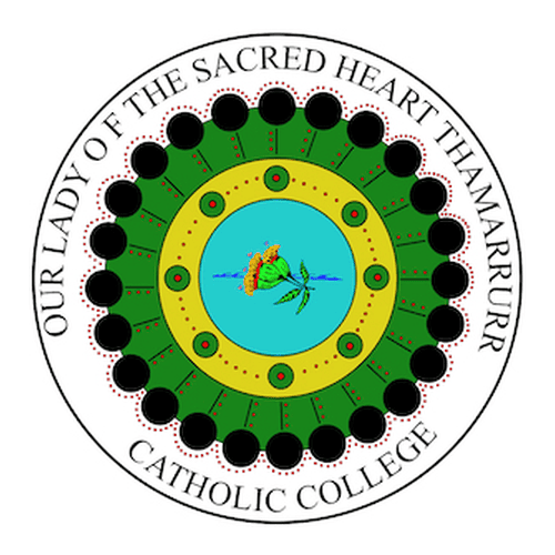 Our Lady of the Sacred Heart Thamarrurr Catholic College logo