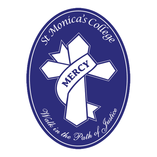 St Monica's College logo