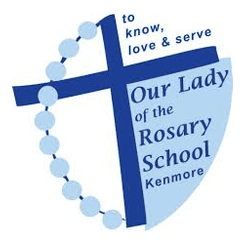 Our Lady of the Rosary School logo