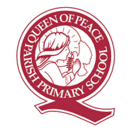 Queen of Peace Primary School logo