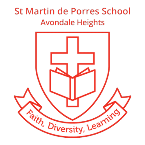 St Martin de Porres School logo