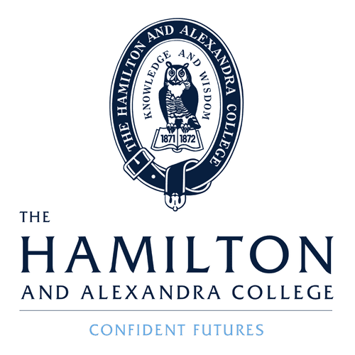 The Hamilton and Alexandra College logo