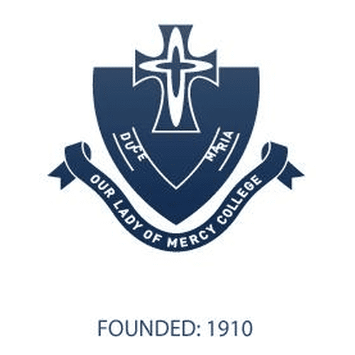 Our Lady of Mercy College logo