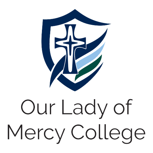 Our Lady of Mercy College logo